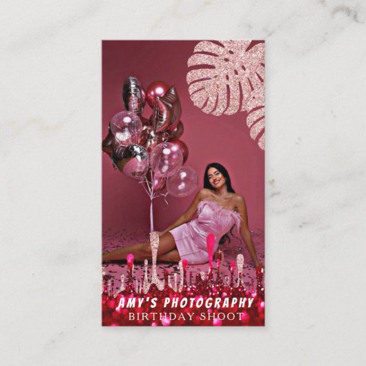 Carte De Visite Snapping Moments spéciaux Anniversaire Photographe (Devant)