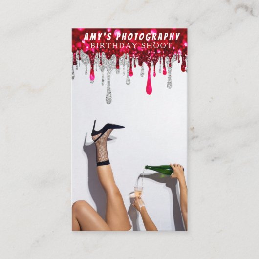 Carte De Visite Snapping Moments spéciaux Anniversaire Photographe (Devant)