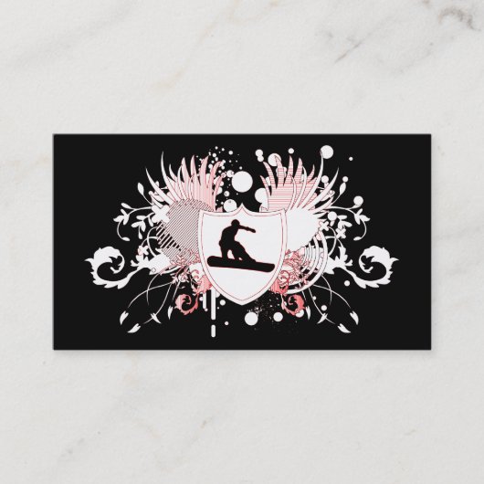 Carte De Visite snowboard hi-fi (Devant)