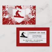 Carte De Visite snowboard hi-fi (Devant / Derrière)