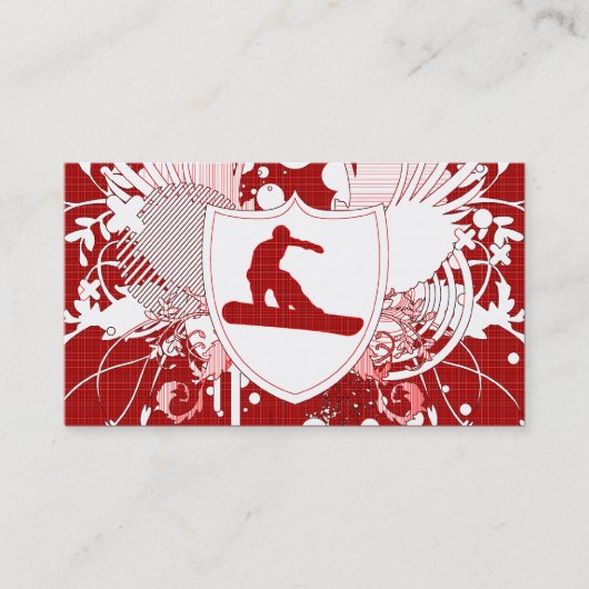 Carte De Visite snowboard hi-fi (Devant)