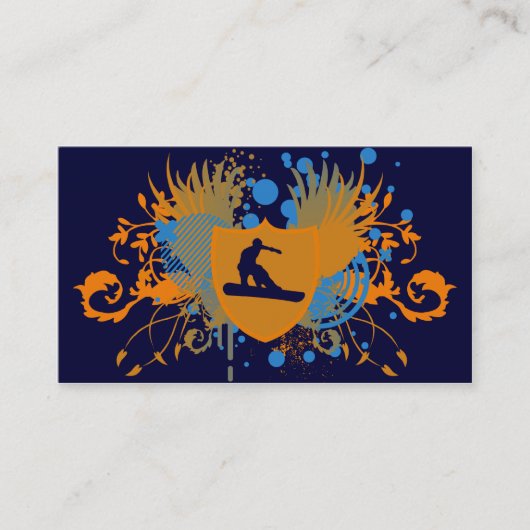 Carte De Visite snowboard hi-fi (Devant)