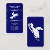 Carte De Visite snowmobile de mod (Devant / Derrière)