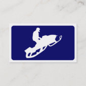 Carte De Visite snowmobile de mod (Dos)