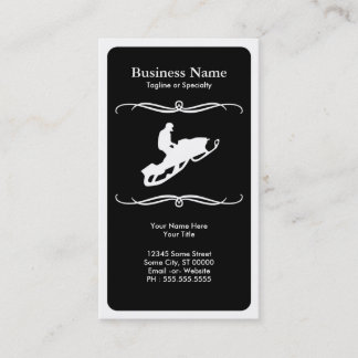 Carte De Visite snowmobile de mod