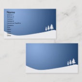 Carte De Visite Snowscene (Devant / Derrière)