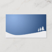 Carte De Visite Snowscene (Dos)