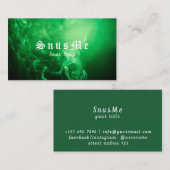 Carte De Visite Snus Shop Tabac Vape Fumée Huile CBD (Devant / Derrière)