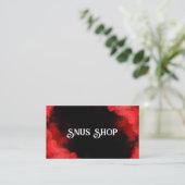 Carte De Visite Snus Shop Tabac Vape Fumée Huile CBD (Debout devant)