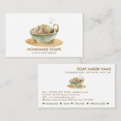 Carte De Visite Soap Bathtub boho logo (Devant / Derrière)