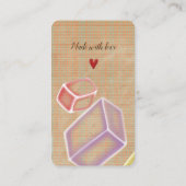 carte de visite "Soap Seife extraordinaire mignon  (Dos)