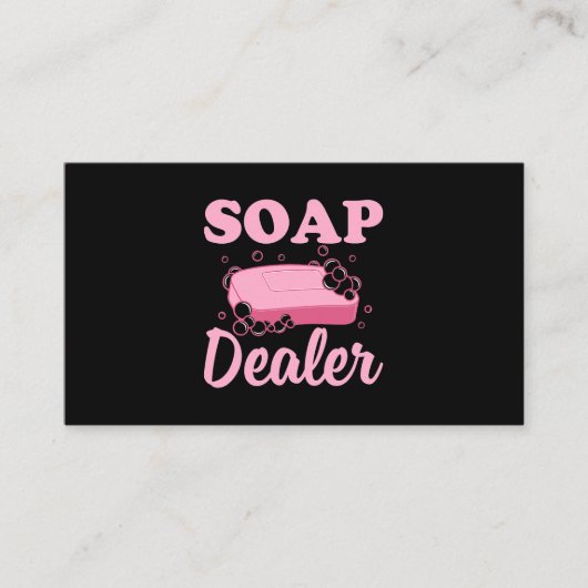 Carte De Visite Soap Soap Retailler Cosmetic Soaps (Devant)