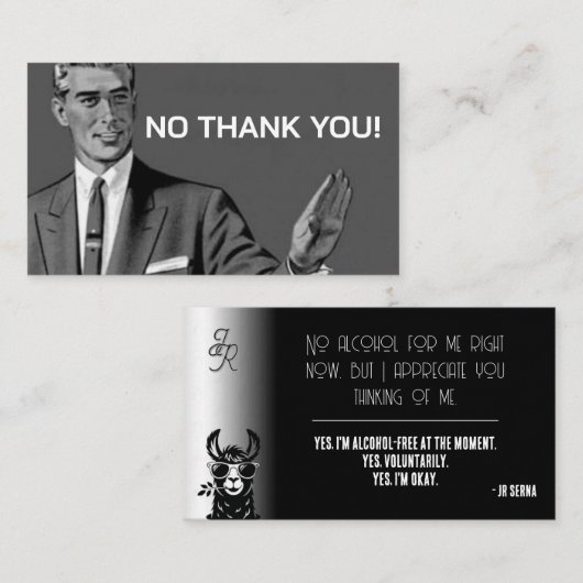 Carte de visite Sober Life (Devant / Derrière)
