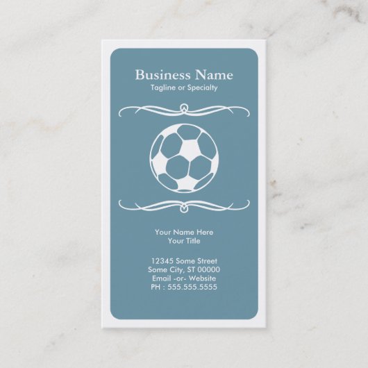 Carte De Visite soccer (Devant)