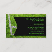 Carte De Visite Soccer coach business card (Dos)
