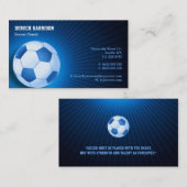 Carte De Visite Soccer | Football Sports Coach (Devant / Derrière)