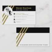 Carte De Visite Soccer | Football Sports Coach (Devant / Derrière)