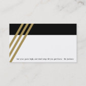 Carte De Visite Soccer | Football Sports Coach (Dos)