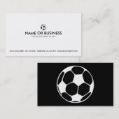 Carte De Visite soccer simple (Devant / Derrière)