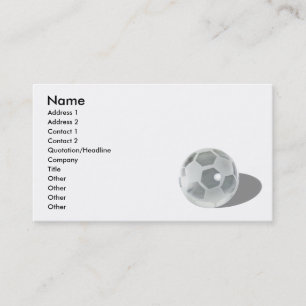 Carte De Visite SoccerCrystalBall092110, nom, adresse 1, Addre…