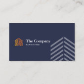 Carte de visite social de médias d'architecte de (Dos)