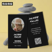 Carte De Visite Social Media Influencer QR Code