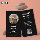 Carte De Visite Social Media Influencer QR Code