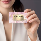 Carte De Visite Social Media QR Code Parties scintillant Or Modern