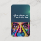 Carte De Visite Social Media QR Code -Photographies (Dos)