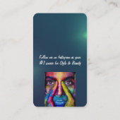 Carte De Visite Social Media QR Code -Photographies (Dos)