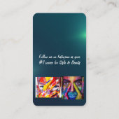 Carte De Visite Social Media QR Code -Photographies (Dos)