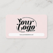 Carte De Visite Social Media QR Code Pink Marketing professionnel (Dos)