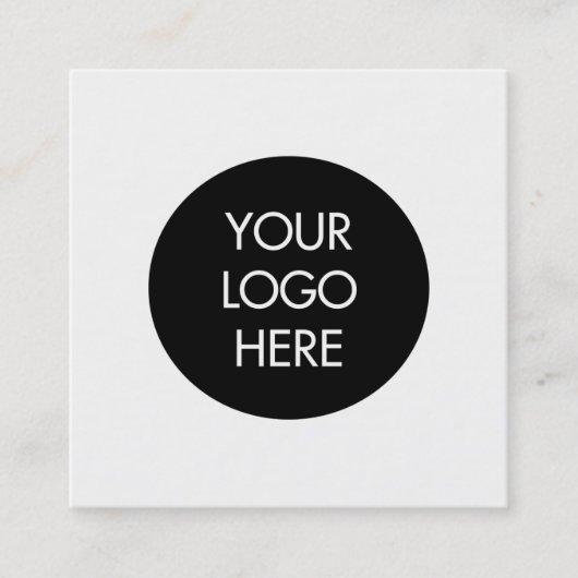 Carte de visite social noir et blanc simple de (Devant)