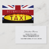 Carte De Visite Société britannique de taxis (Devant / Derrière)