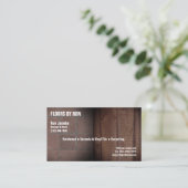 Carte De Visite Société de bois franc, carrelage et tapis (Debout devant)