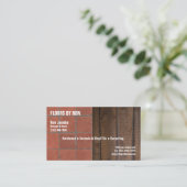 Carte De Visite Société de bois franc, carrelage et tapis (Debout devant)