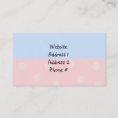 Carte De Visite Société de boulangerie (Dos)