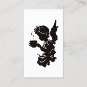 Carte De Visite société de café ange bébé (Devant)