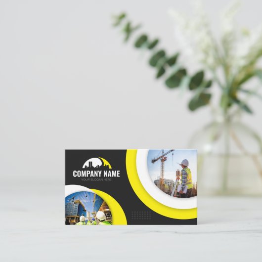 Carte De Visite Société de construction (Debout devant)