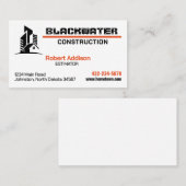 Carte De Visite Société de construction Commerciale et Résidentiel (Devant / Derrière)