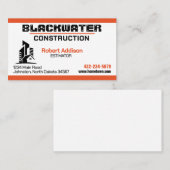 Carte De Visite Société de construction Commerciale et Résidentiel (Devant / Derrière)