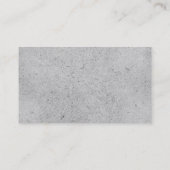 Carte De Visite Société de construction de béton moderne (Dos)