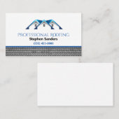 Carte De Visite Société de construction de toitures professionnell (Devant / Derrière)