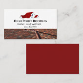 Carte De Visite Société de construction de toitures professionnell (Devant / Derrière)