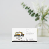 Carte De Visite Société de construction d'équipement lourd profess (Debout devant)