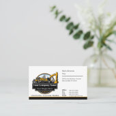 Carte De Visite Société de construction d'équipement lourd profess (Debout devant)