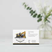 Carte De Visite Société de construction d'équipement lourd profess (Debout devant)