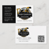 Carte De Visite Société de construction d'équipement lourd profess (Devant / Derrière)