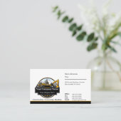 Carte De Visite Société de construction d'équipement lourd profess (Debout devant)