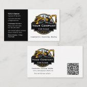 Carte De Visite Société de construction d'équipement lourd profess (Devant / Derrière)